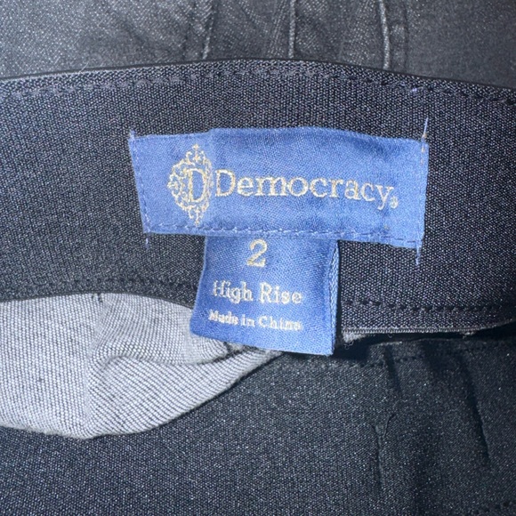 Democracy Pull-On High-Rise Denim Jogger Jeans, Black  Slimming, Stretch, Lift - Picture 10 of 14